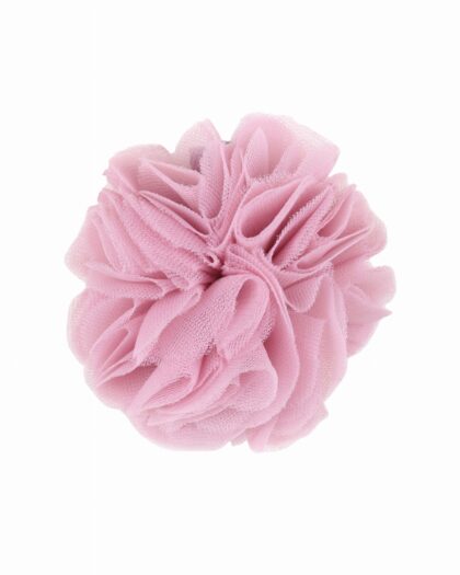 Pompom Haarspange Puderrosa