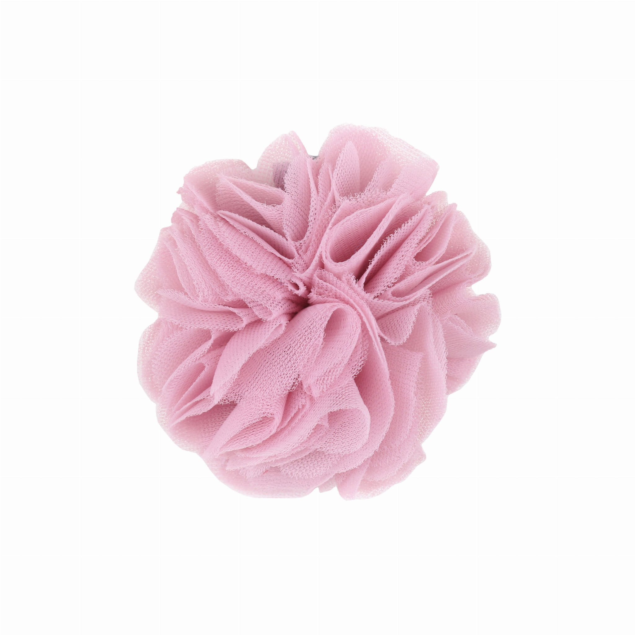 Pompom Haarspange Puderrosa