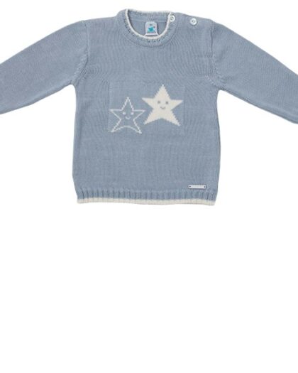 Baby Strick-Pullover "Sterne"