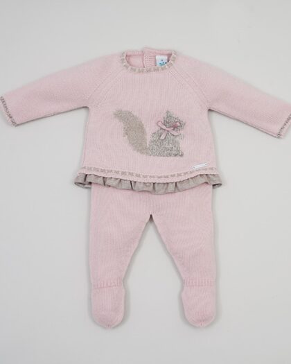 Baby Strick-Set "Eichhörnchen"