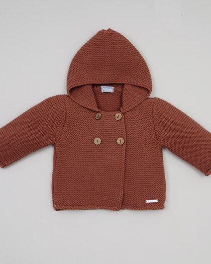 Baby Strickjacke Rostrot