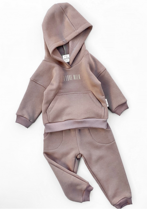 Babymode - Jogginganzug "I love Milk" 2er-Set (Partnerlook)