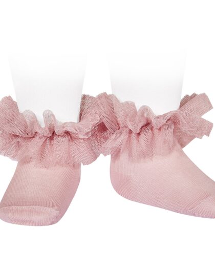 Rüschen Tüll - Babysocken