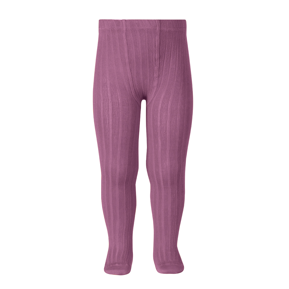 Gerippte Strumpfhose Mauve