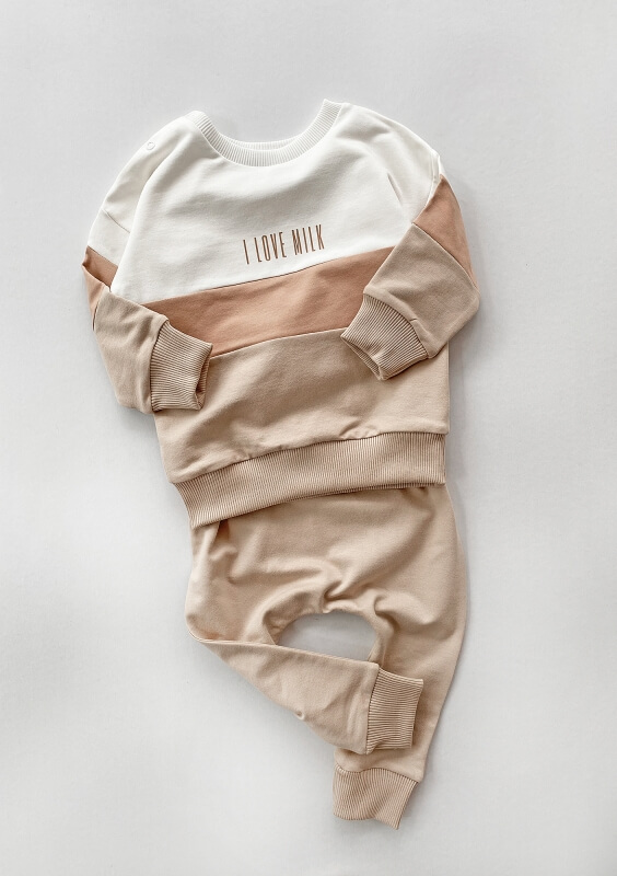 BABYMODE - JOGGINGANZUG "NUDE" 2ER-SET (PARTNERLOOK)